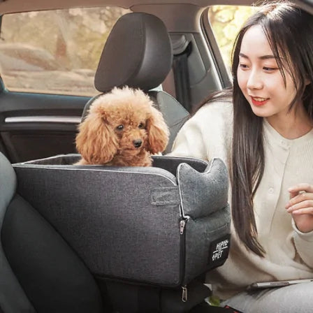 Asiento de coche portátil para perros