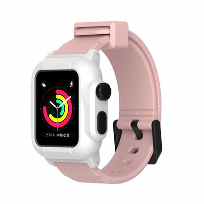 Waterproof Box Case Strap For Apple Watch