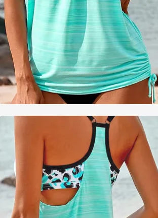 Slimming & Coverage Split Swimsuit