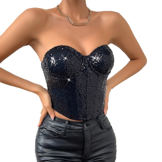 Glitter Tank Top for Women