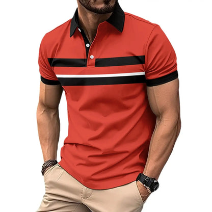 Polo de cuello casual para hombre