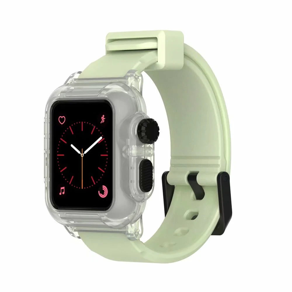 Waterproof Box Case Strap For Apple Watch