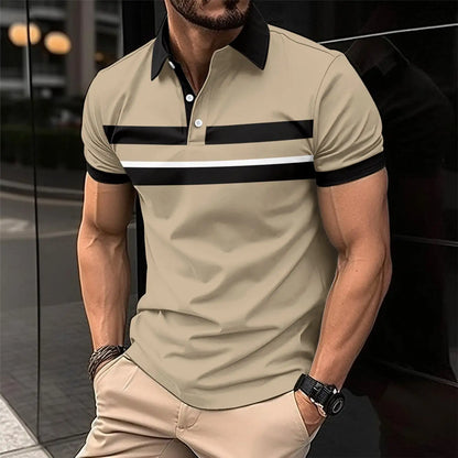 Polo de cuello casual para hombre