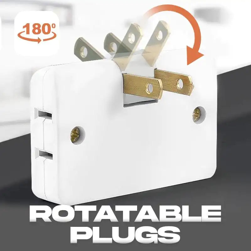 3 in 1 Rotatable Socket Adapter