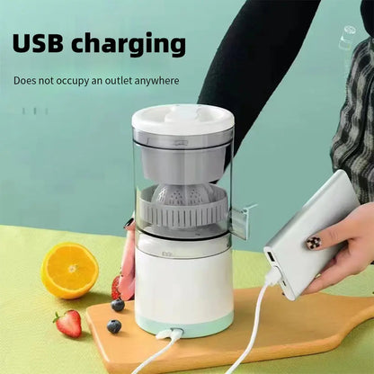 Exprimidor eléctrico portátil con carga USB, licuadora de frutas, naranja y limón