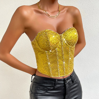 Glitter Tank Top for Women