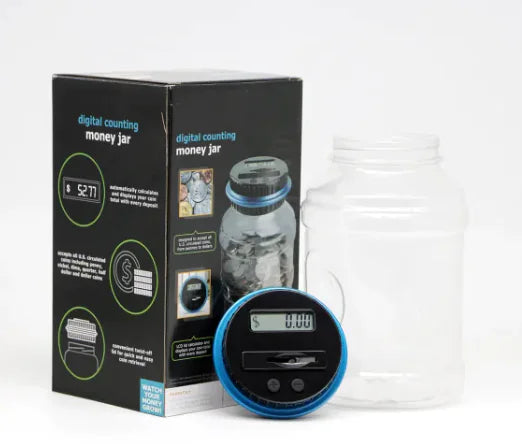 Electronic Digital Counting Coin Money Saving Box